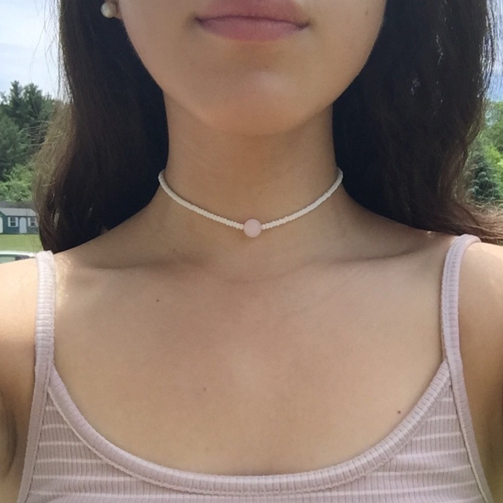 Light Heart Choker Necklace - Picture 3 of 5